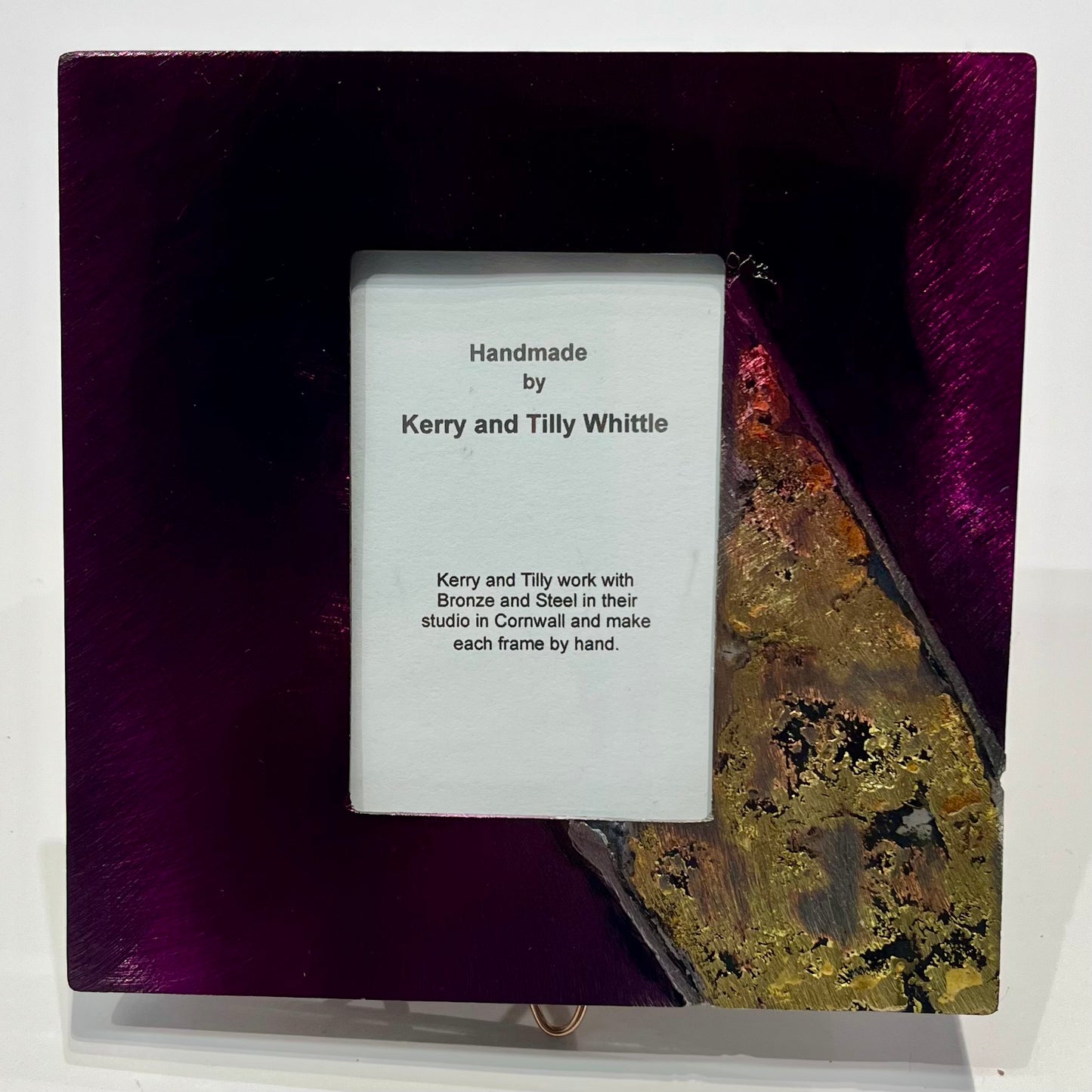 Whittle Design, Small PURPLE Picture Frame no11