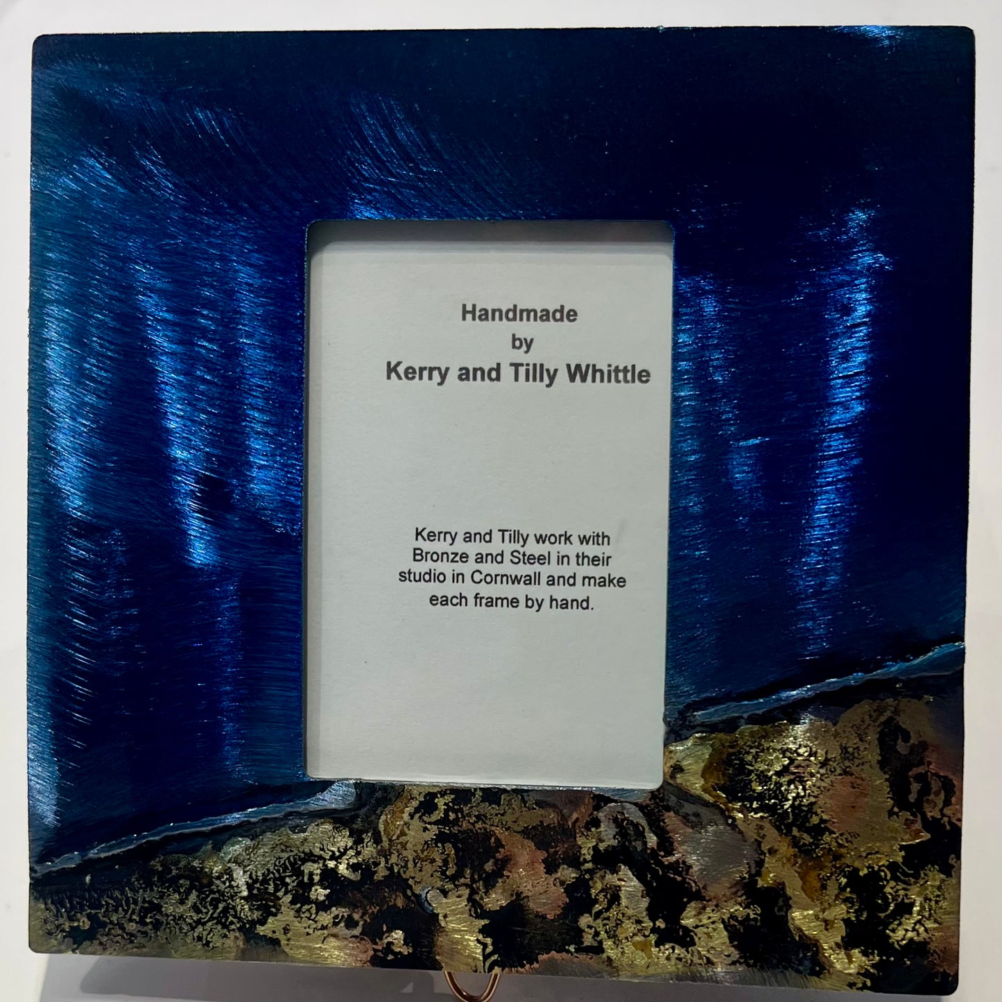 Whittle Design, Small ROYAL BLUE Picture Frame no23