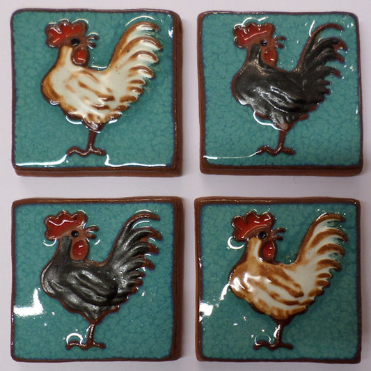 Cockerel  tiles