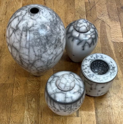 Dan Chapple, Raku Lidded Pot 2