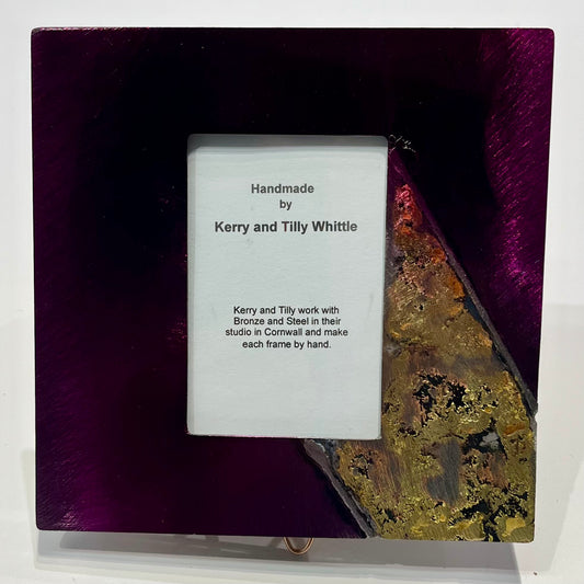 Whittle Design, Small PURPLE Picture Frame no11