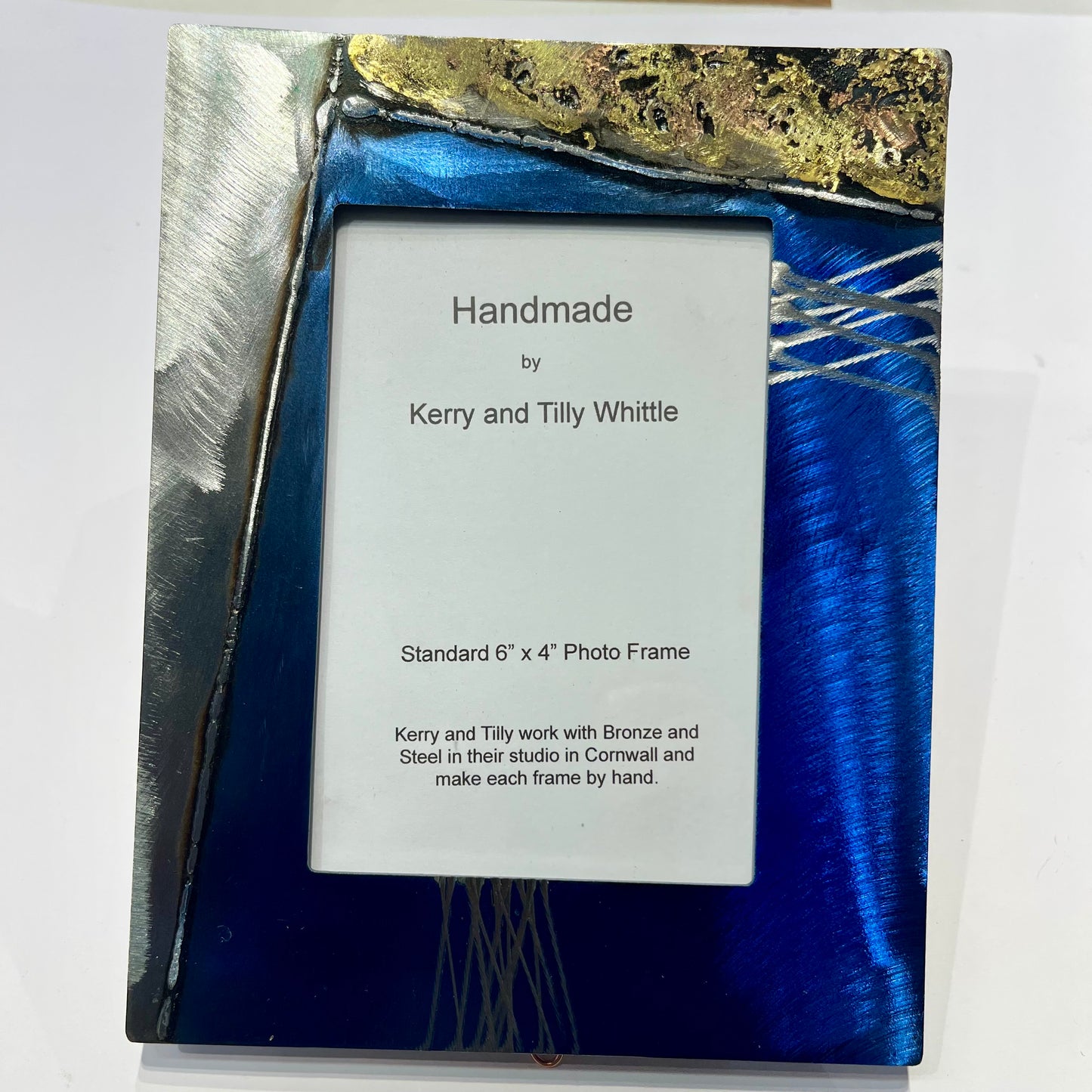Whittle Design, Standard ROYAL BLUE Picture Frame no22