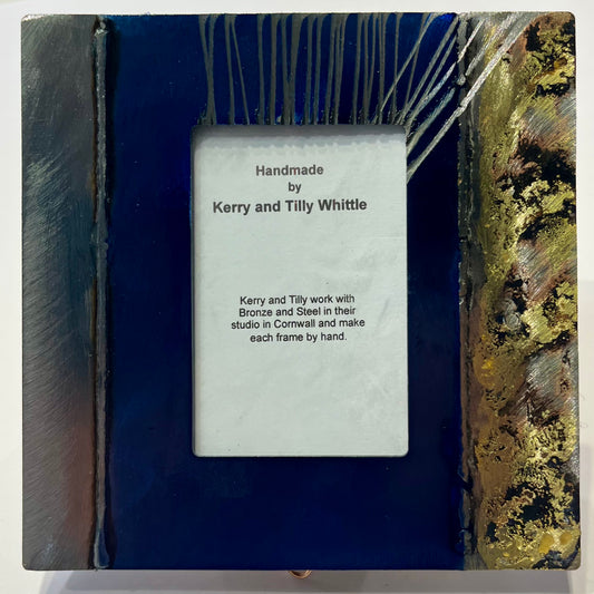 Whittle Design, Small ROYAL BLUE Picture Frame no24