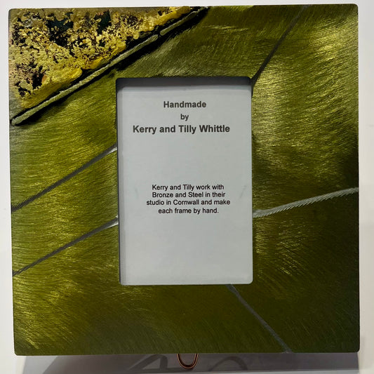 Whittle Design, Small LIME GREEN Picture Frame no27