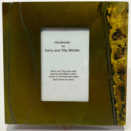 Whittle Design, Small Yellow/Green Picture Frame no28
