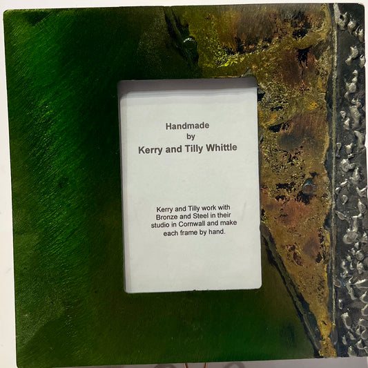 Whittle Design, Small GREEN Picture Frame no44