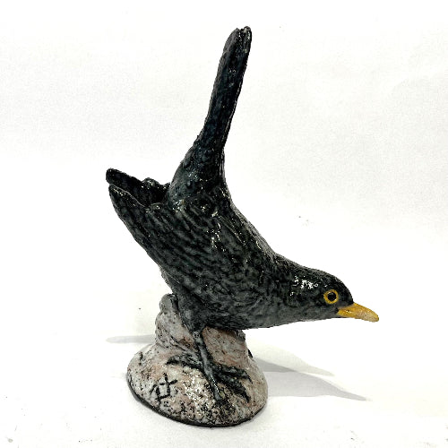 Ceramic bird sculpture by Rachel Slade