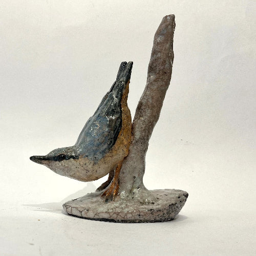 Ceramic bird sculpture by Rachel Slade