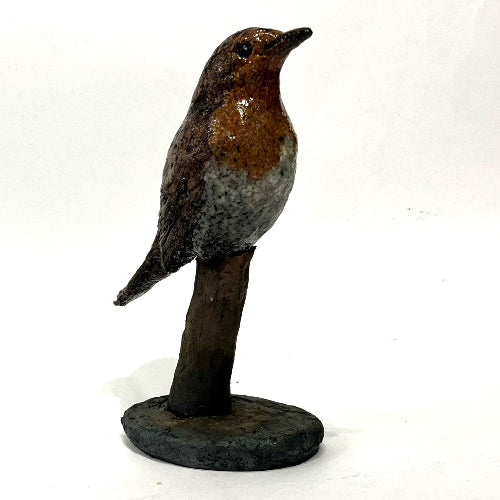 Ceramic bird sculpture by Rachel Slade