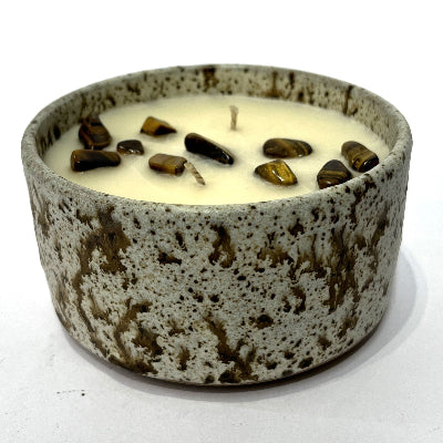 
Sue Langstaff, Speckled Earth Large Candle