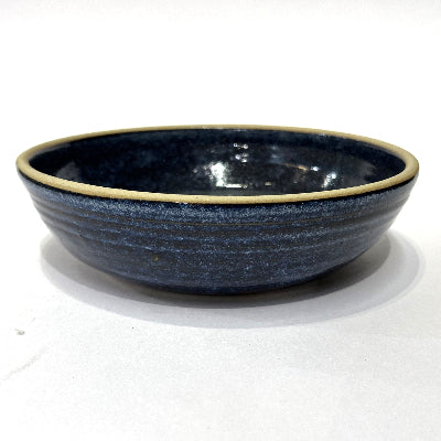 
Tim Farmer Pasta Bowl blue glaze