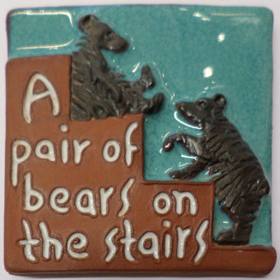 Ann Mari Hopkins bear Tile